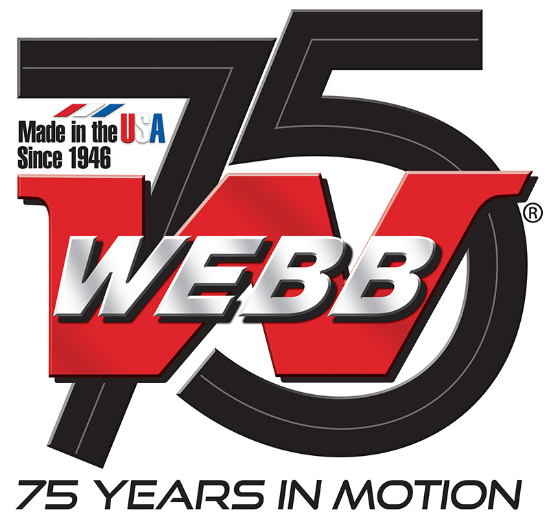 Webb 75 year anniversary logo 