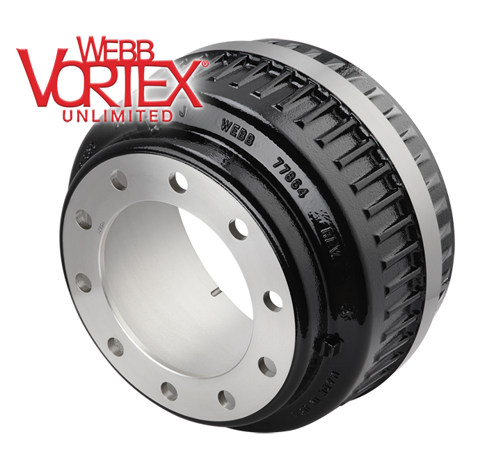 vortex brake drums
